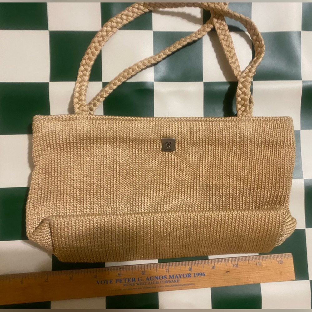 Lina wicker style purse
